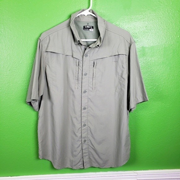 habit Other - Habit mens outdoor nylon performance button up shirt size medium